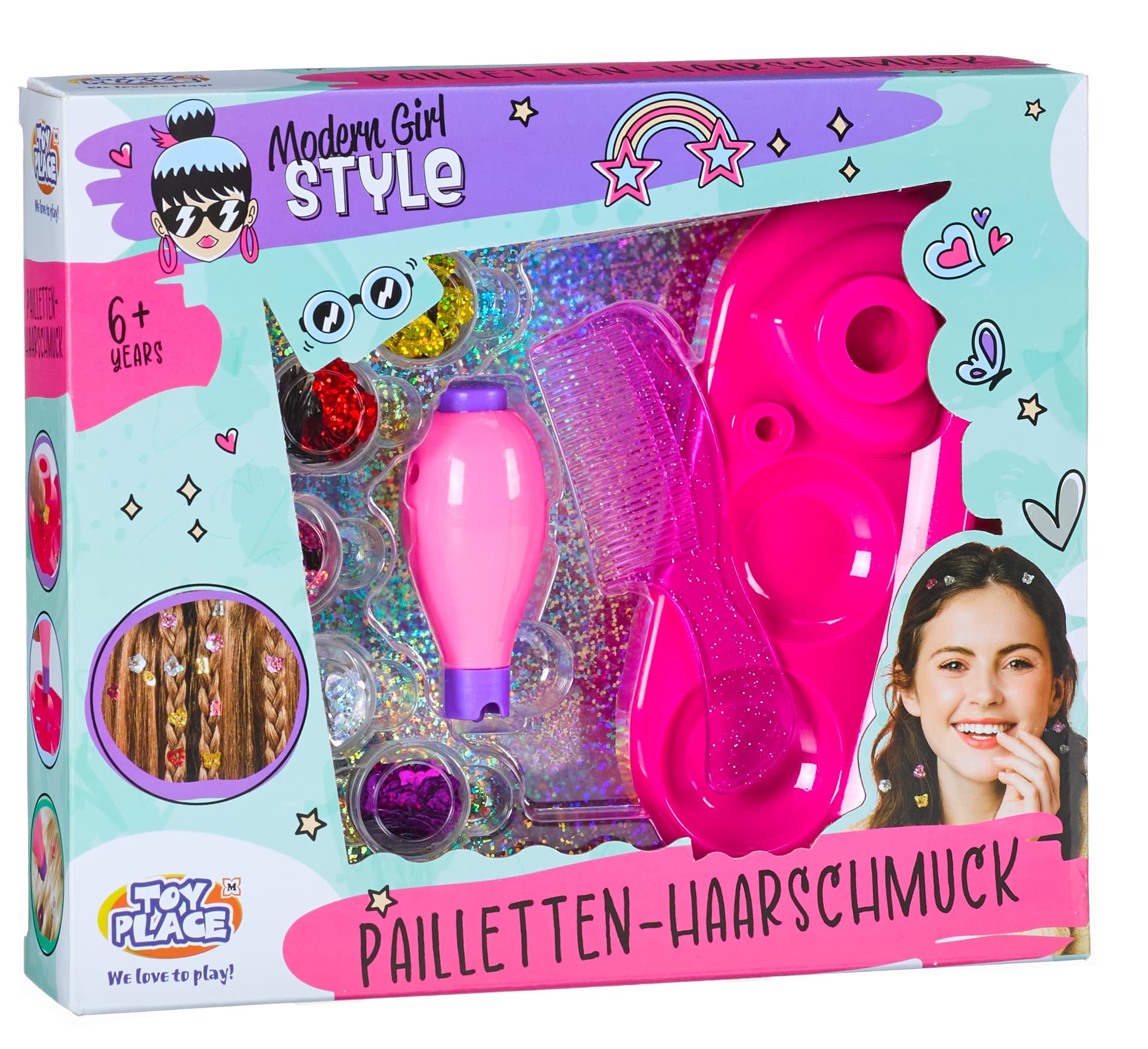 Müller - Toy Place - Modern Girl Style Pailletten Haarschmuck 
