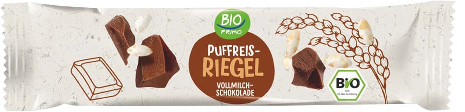 BIO PRIMO Bio Puffreisriegel