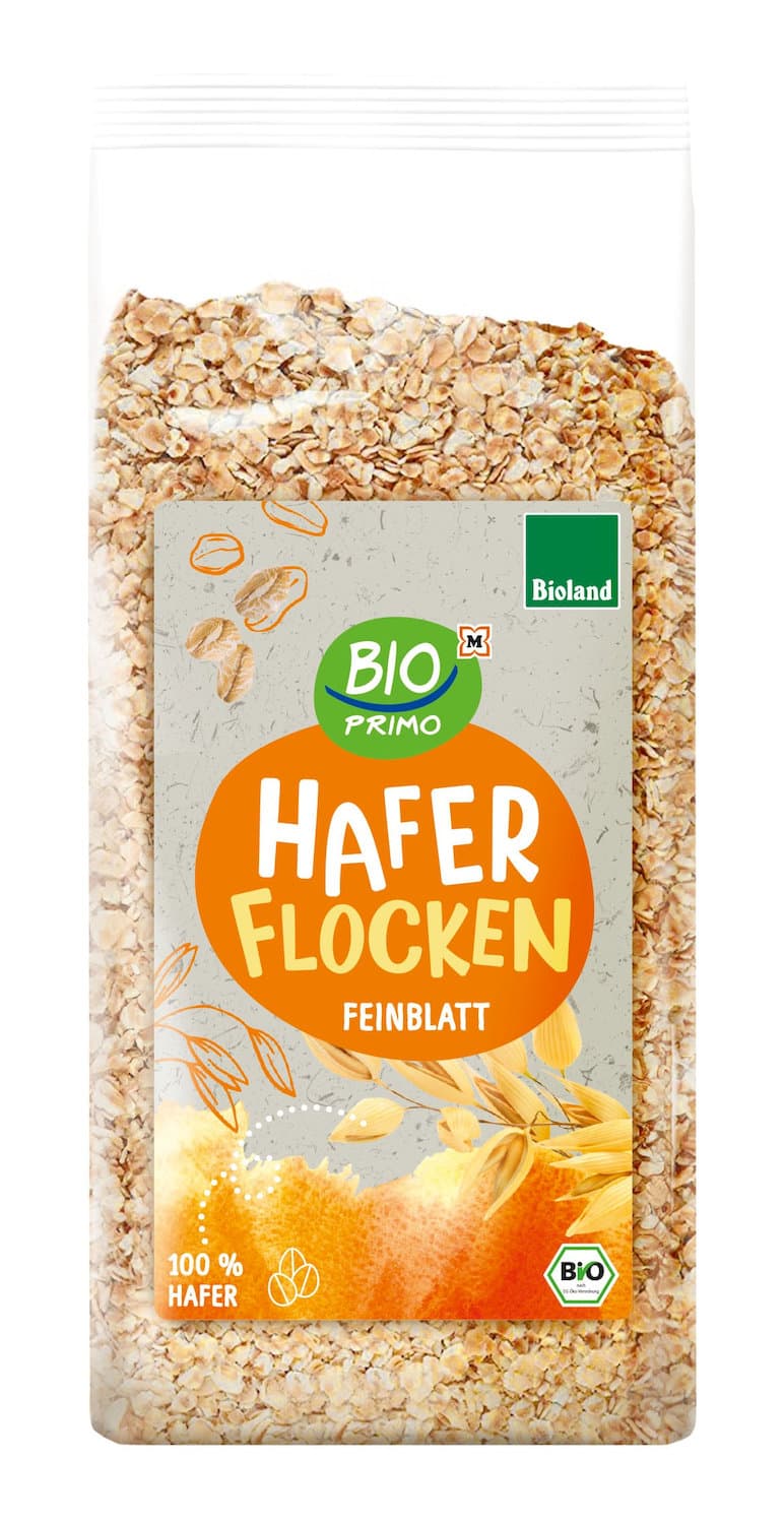 BIO PRIMO Bioland-Haferflocken Feinblatt