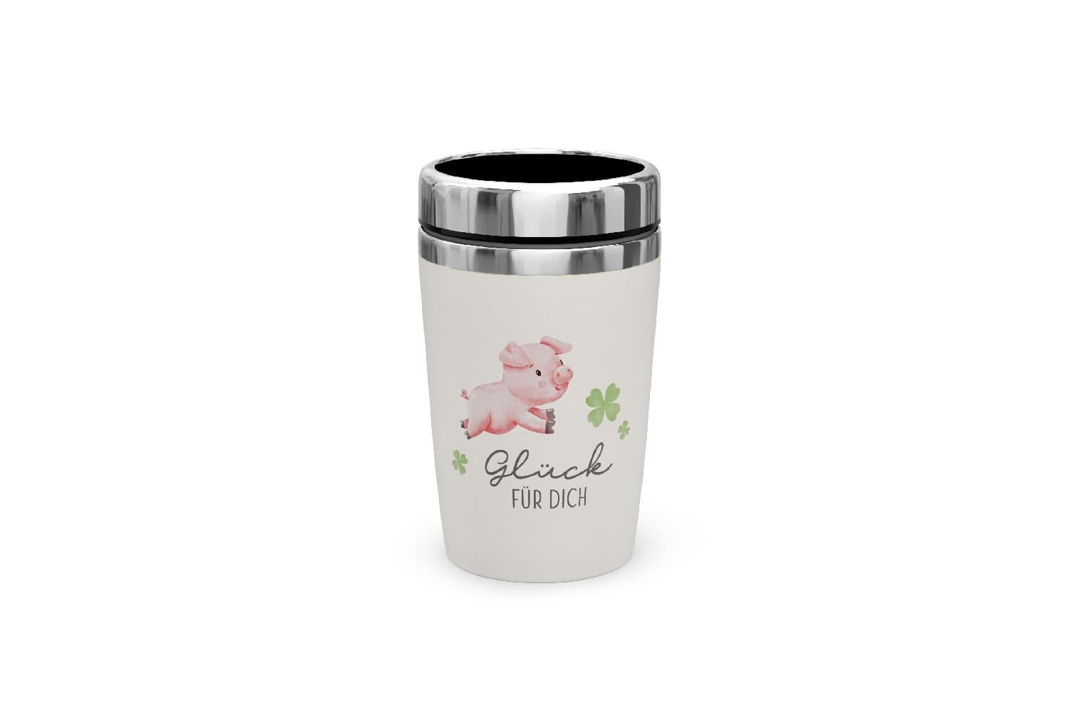 Geschenk für Dich Becher To Go Glück für Dich 240ml