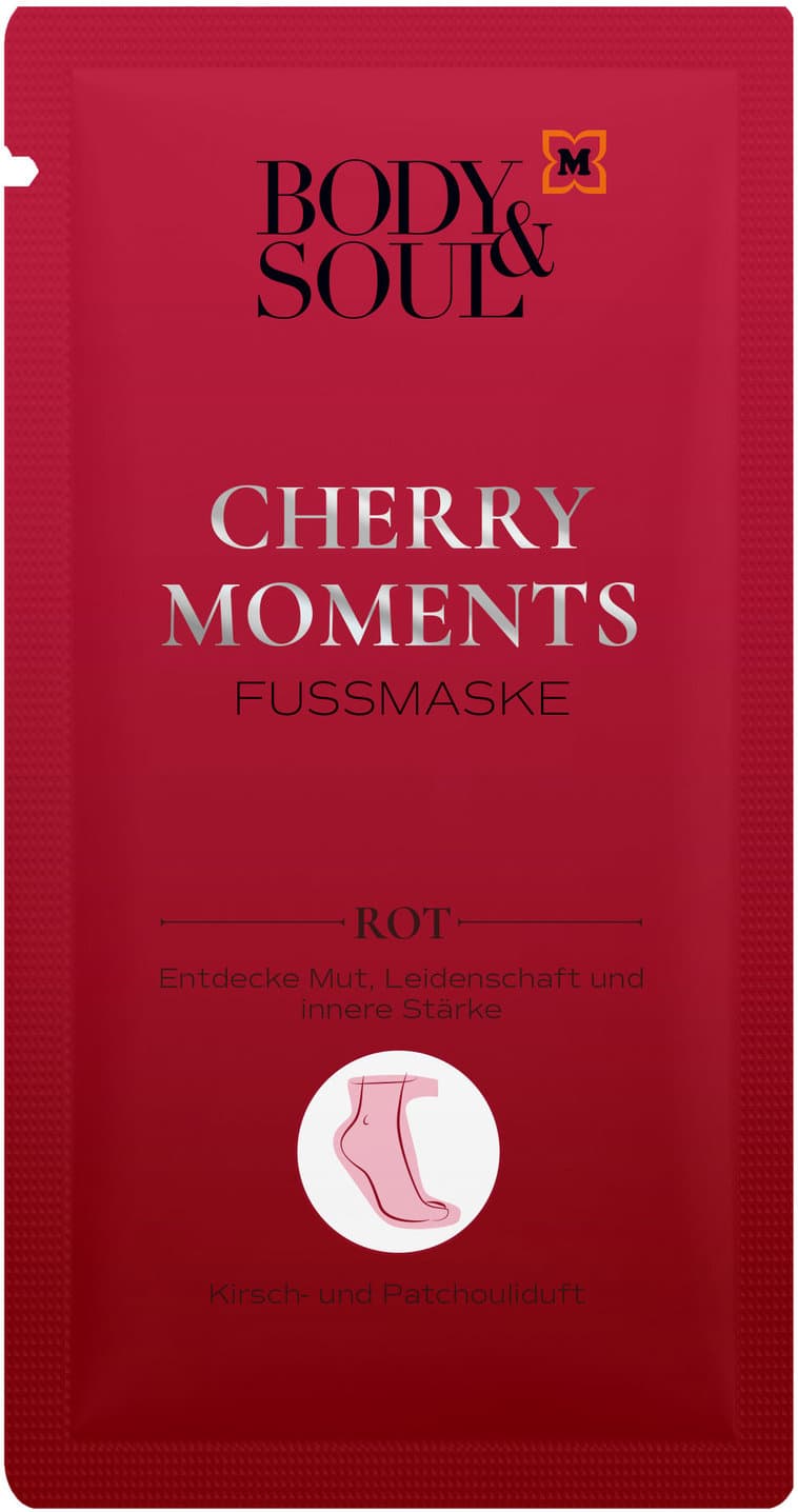 BODY&SOUL Cherry Moments Fußmaske 