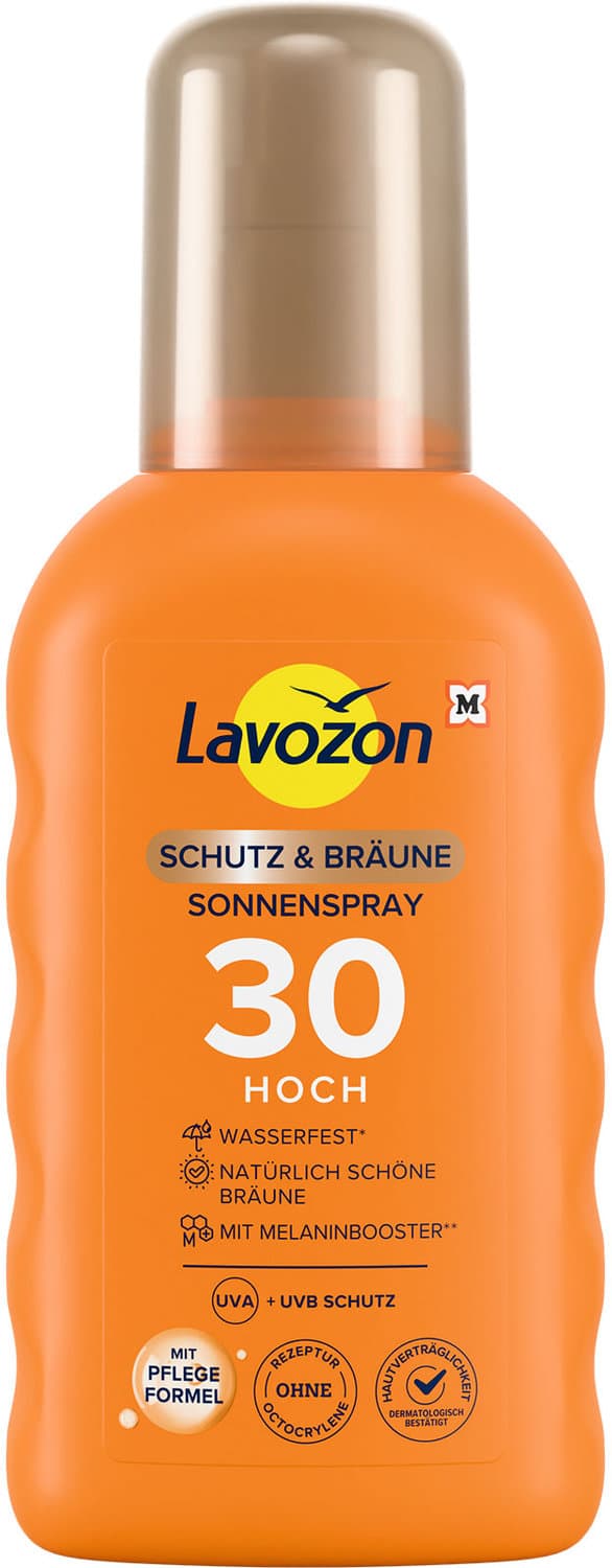 LAVOZON Schutz & Bräune Sonnenspray LSF 30