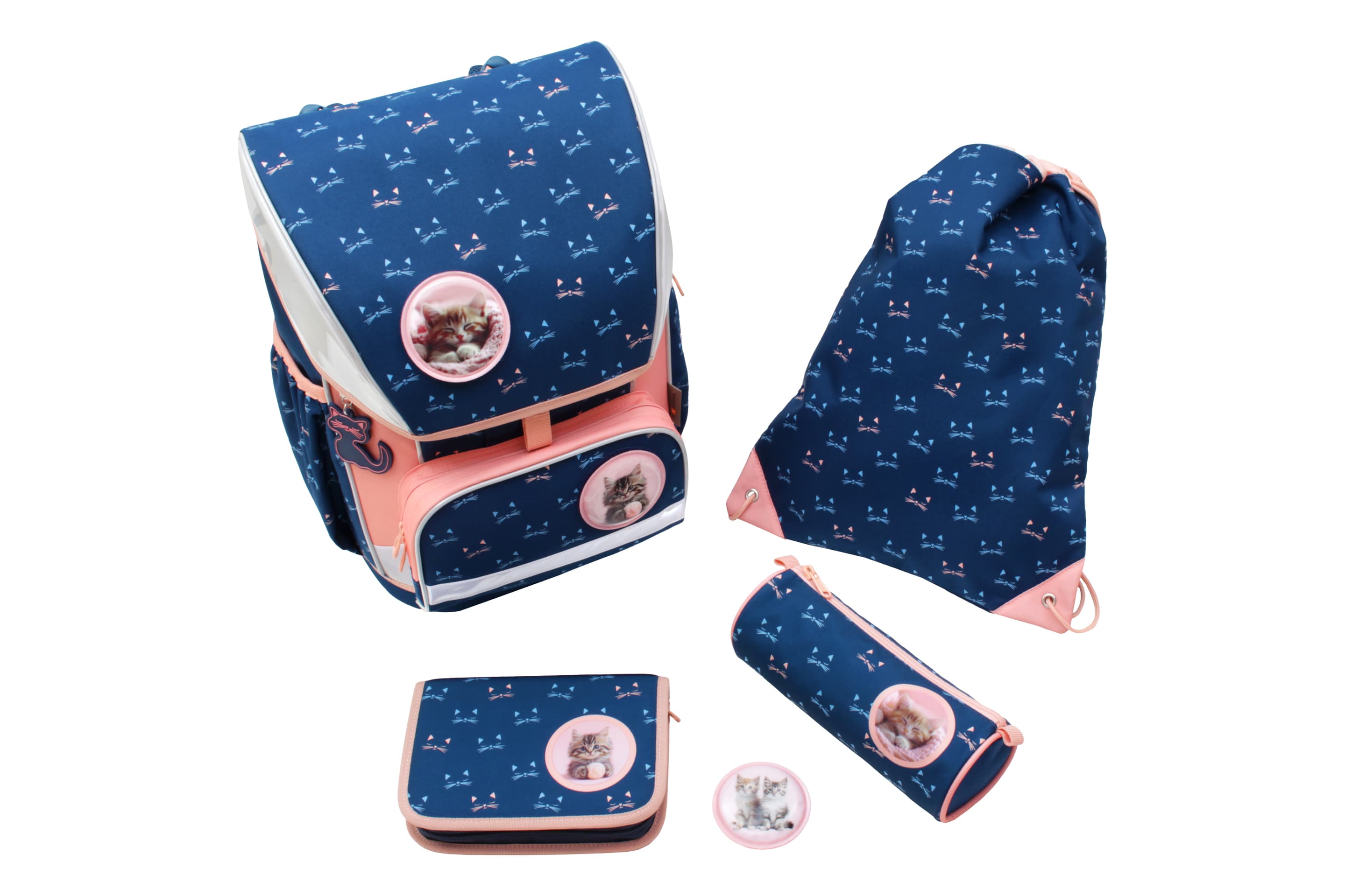 IN@SCHOOL Schulranzen-Set 5teilig Sticker