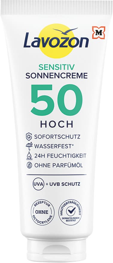 LAVOZON Sensitiv Sonnencreme LSF 50