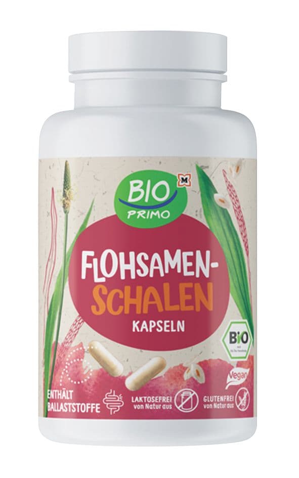BIO PRIMO Bio Flohsamenschalen Kapseln