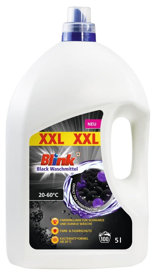 Blink Schwarz Waschmittel XXL