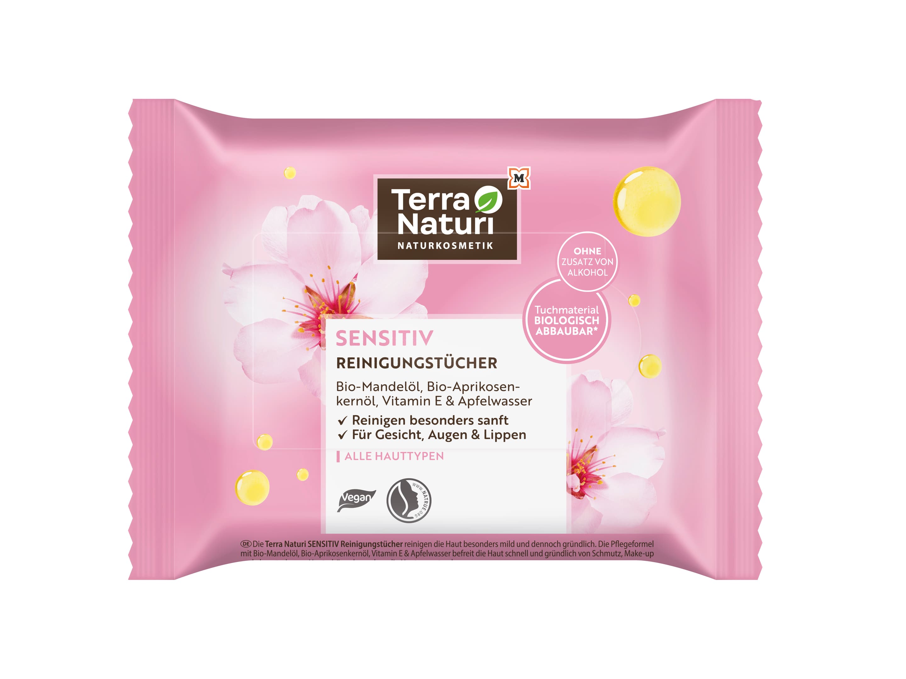 Terra Nature Sensitiv Reinigungstücher Doppelpack
