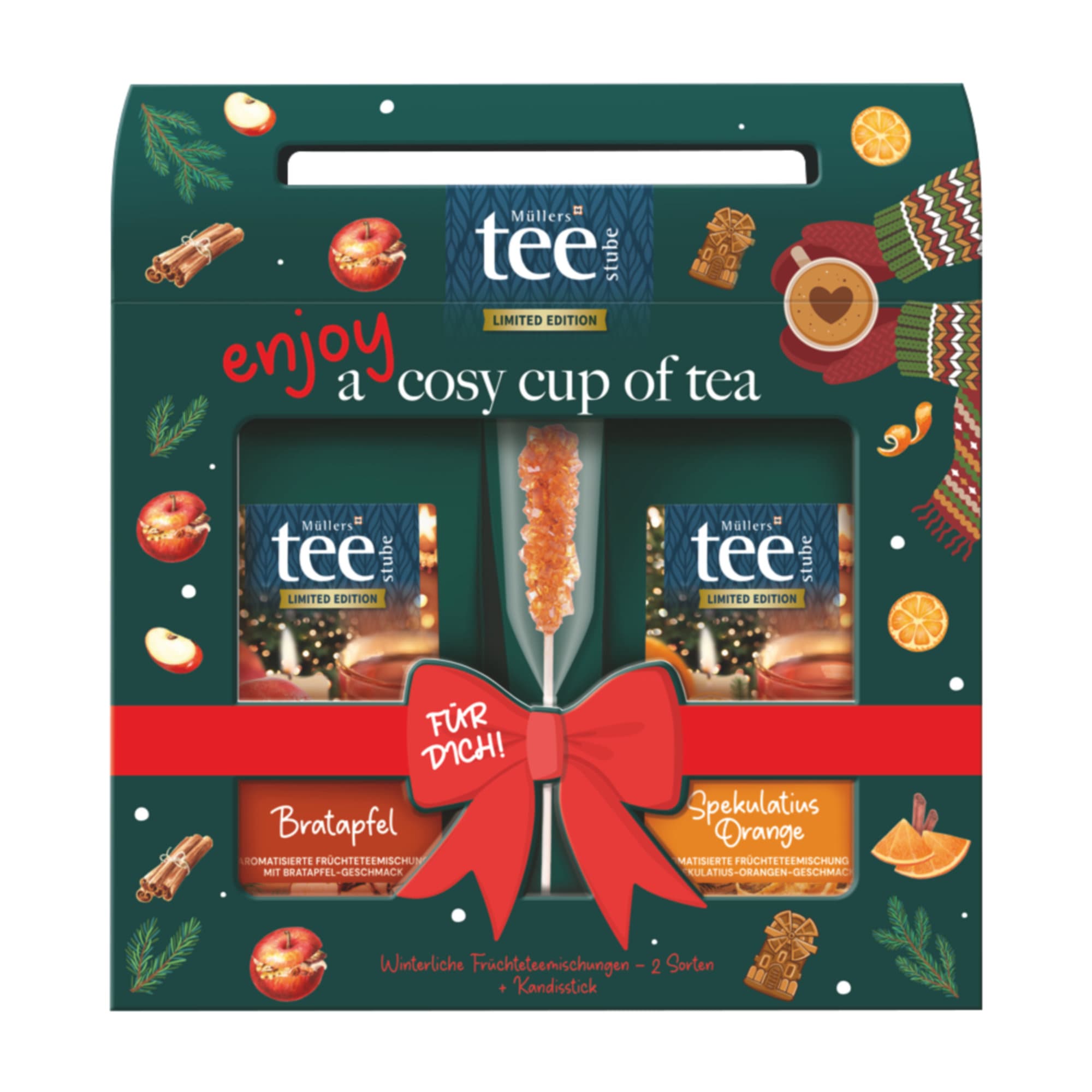 Müllers Teestube Enjoy a Cosy Cup of Tea Geschenkpackung