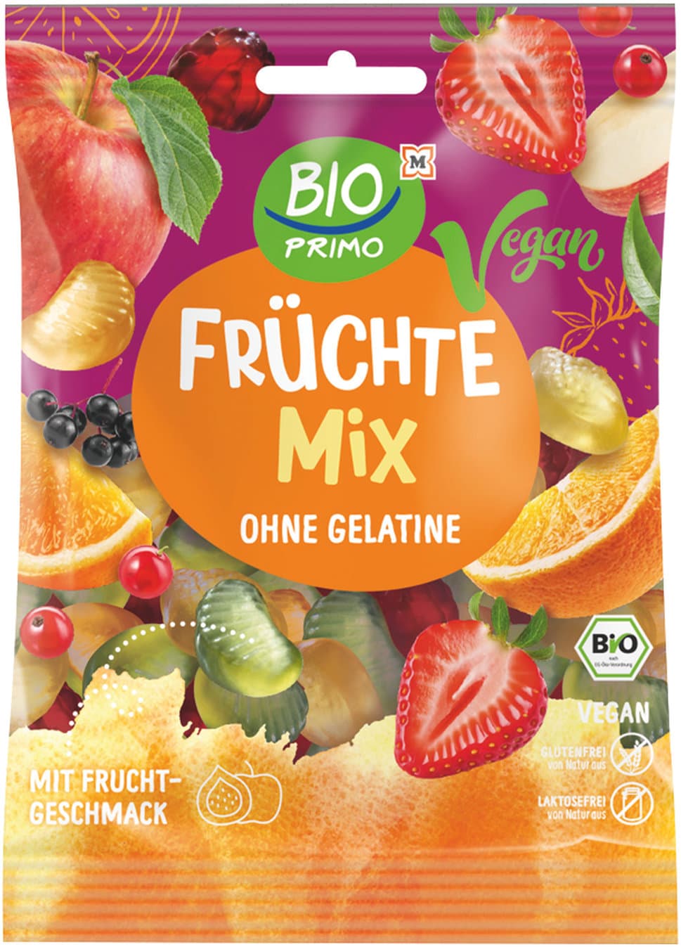 BIO PRIMO Bio Früchte Mix ohne Gelatine