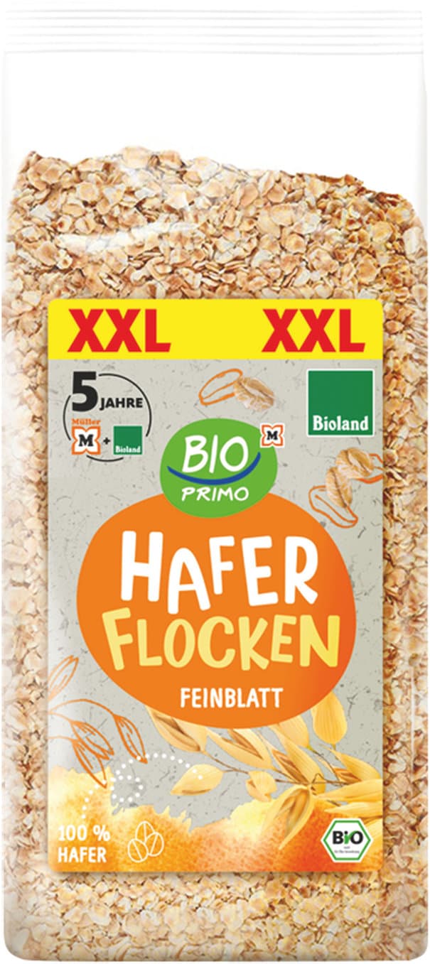 BIO PRIMO Bioland-Haferflocken Feinblatt