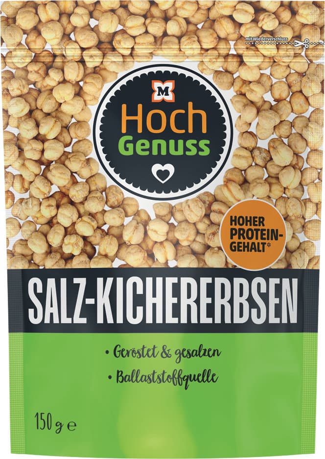Hochgenuss Salz-Kichererbsen