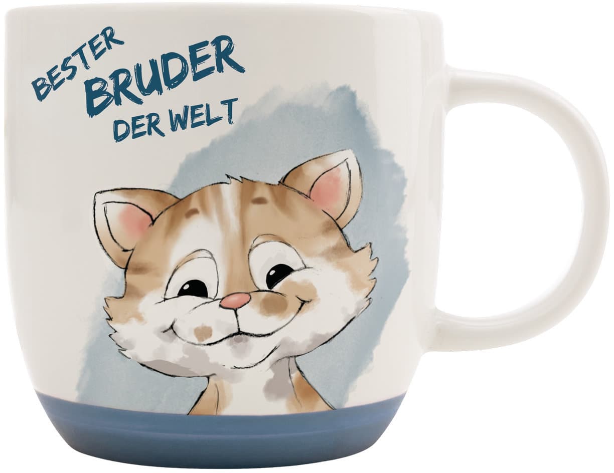 NICI Tasse Katze Bester Bruder der Welt 400ml