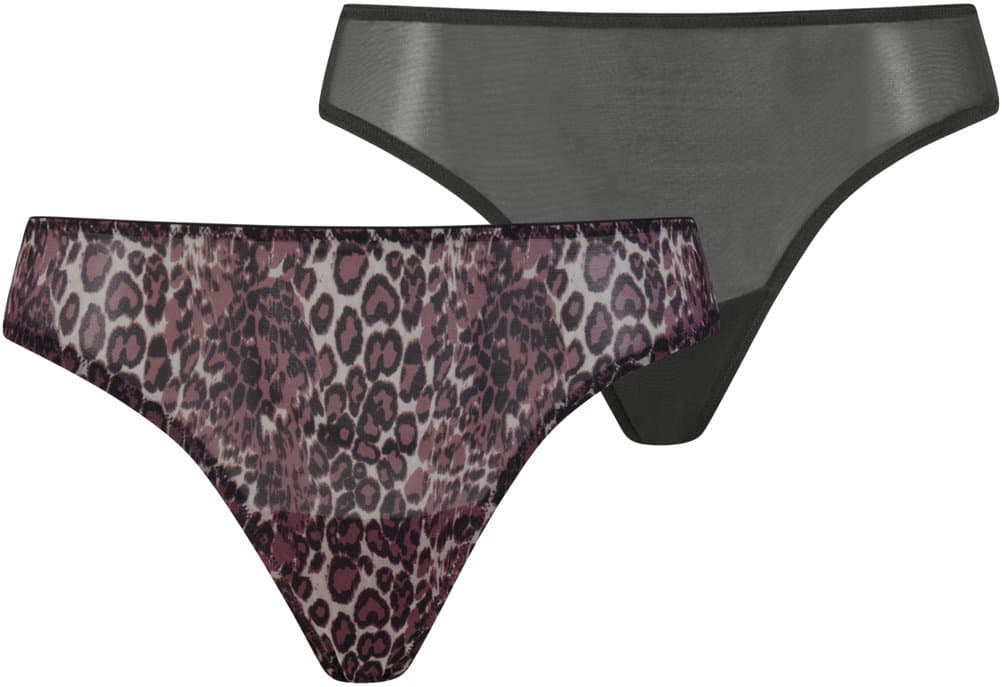 PUMA Damen String Animal Print 2er Pack