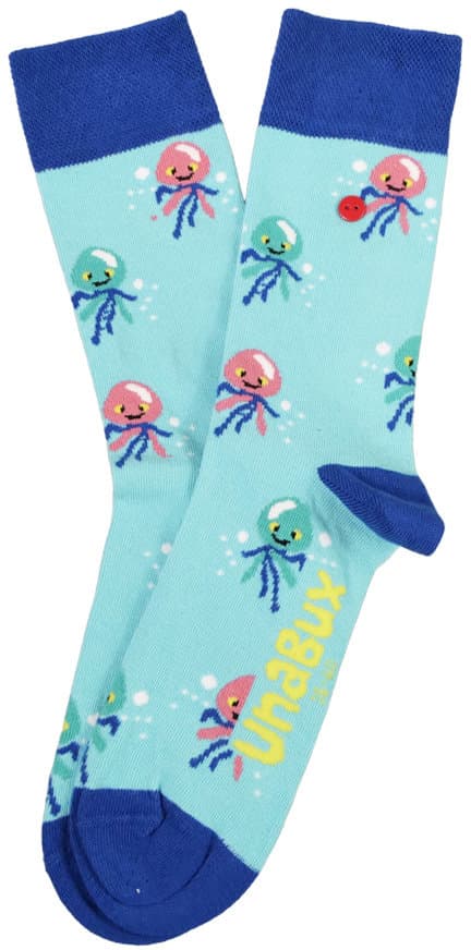 UnaBux Unisex Socken Squids