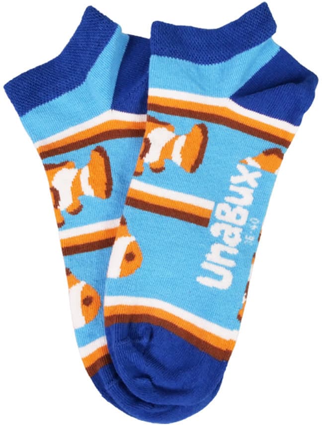 UnaBux Unisex Sneaker Socken Clownfish