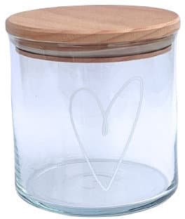 Wunderle Glasdose Herz