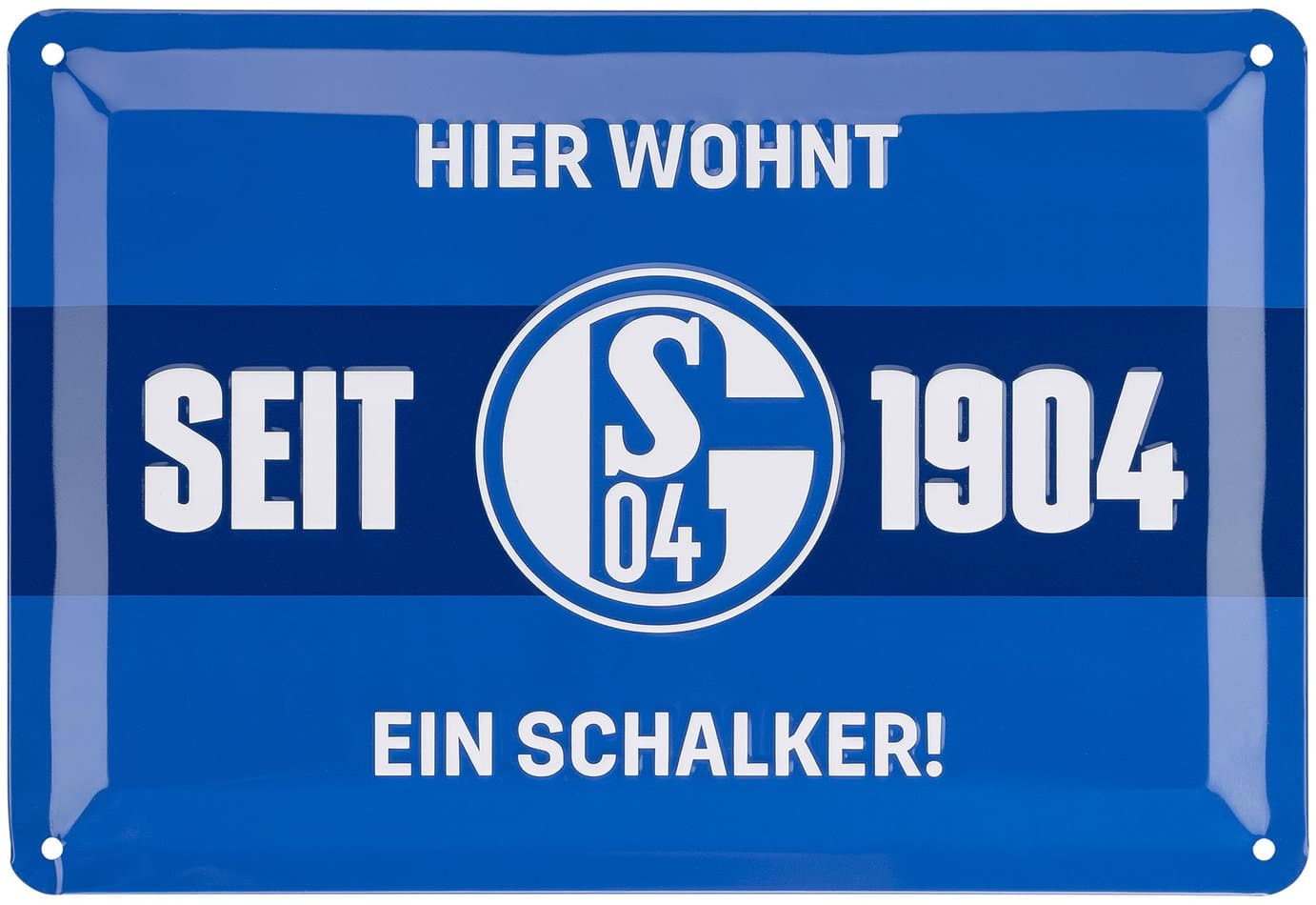FC Schalke 04 Blechschild
