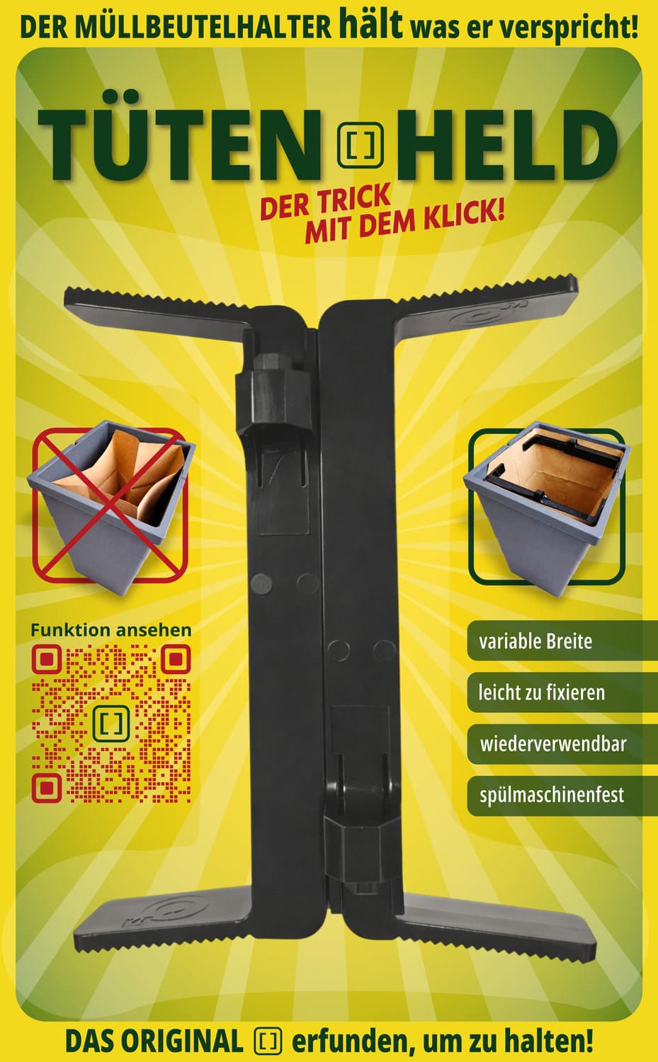 TÜTENHELD Müllbeutelhalter