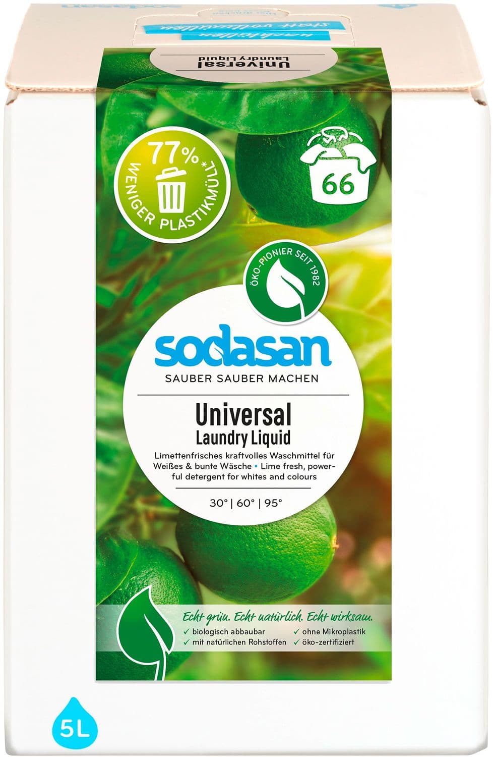 sodasan Universal Waschmittel Limette