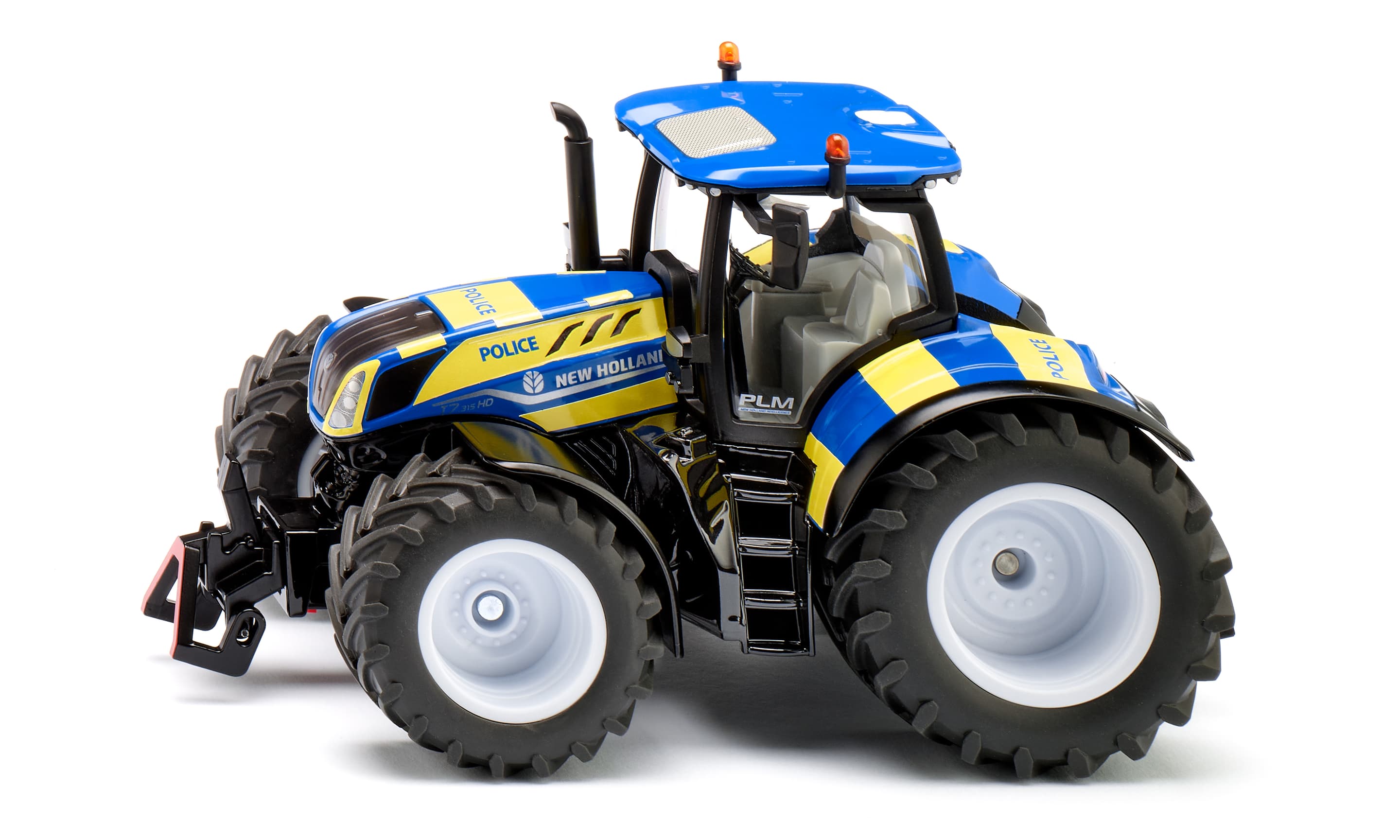 SIKU New Holland Polizei Traktor 1:32 Modellfahrzeug