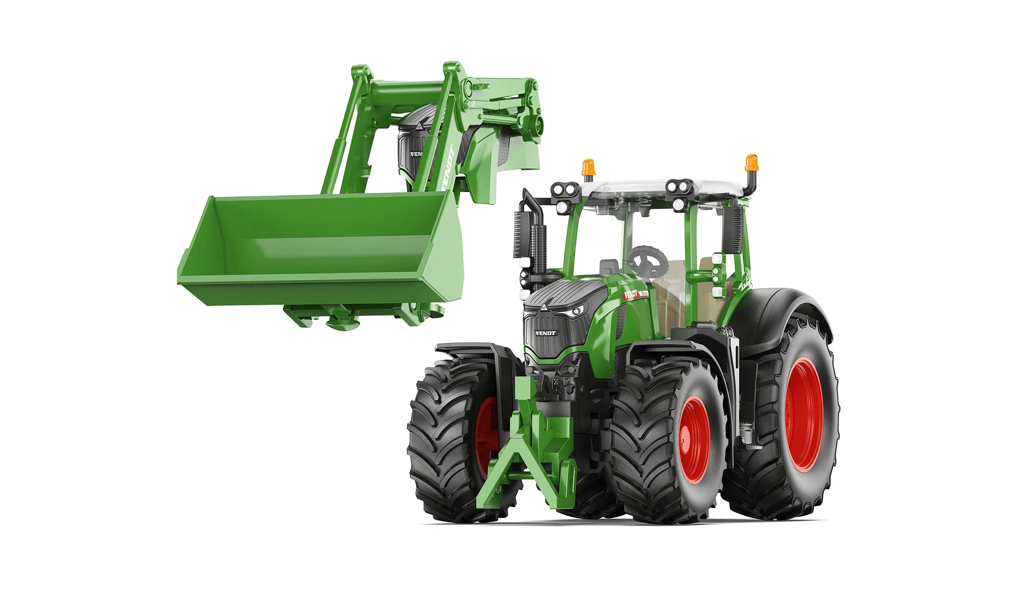 siku Fendt 728 Vario Set mit abnehmbarem Frontlader, Maßstab 1:32, ab 3 Jahren