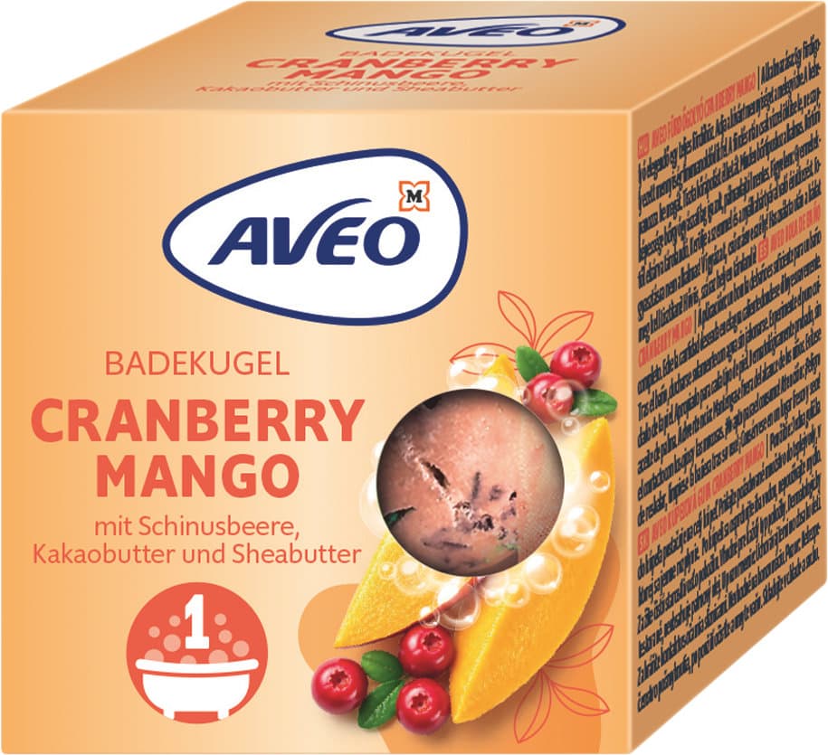 AVEO Badekugel Cranberry Mango