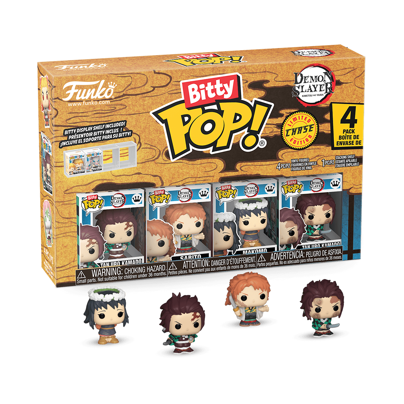 Funko Bitty POP! Demon Slayer 4-Pack Serie 4