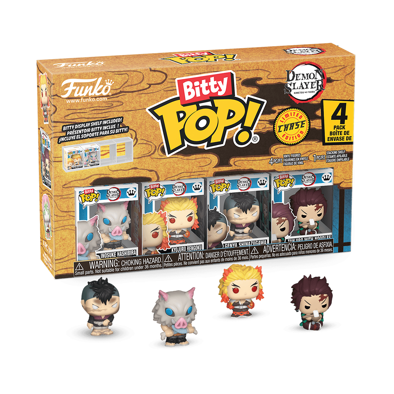 Funko Bitty POP! Demon Slayer 4-Pack Serie 3