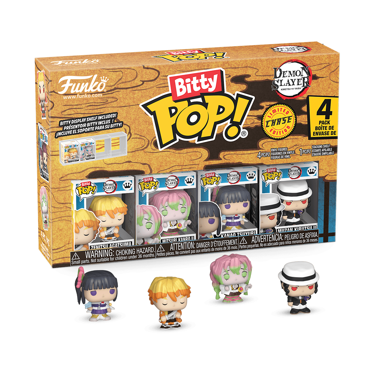 Funko Bitty POP! Demon Slayer 4-Pack Serie 1