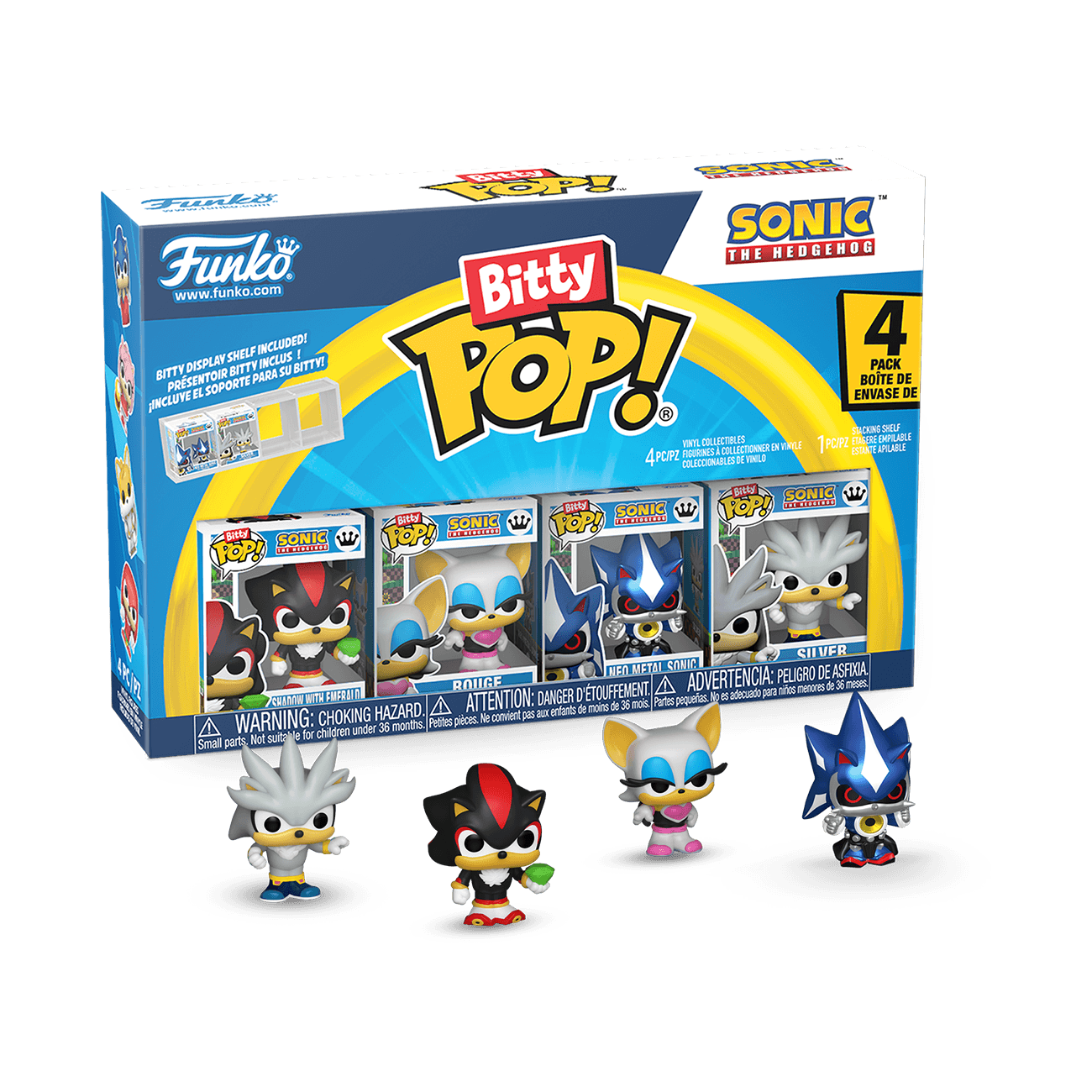 Funko POP! Bitty Pop! Sonic the Hedgehog 4-Pack Series 1
