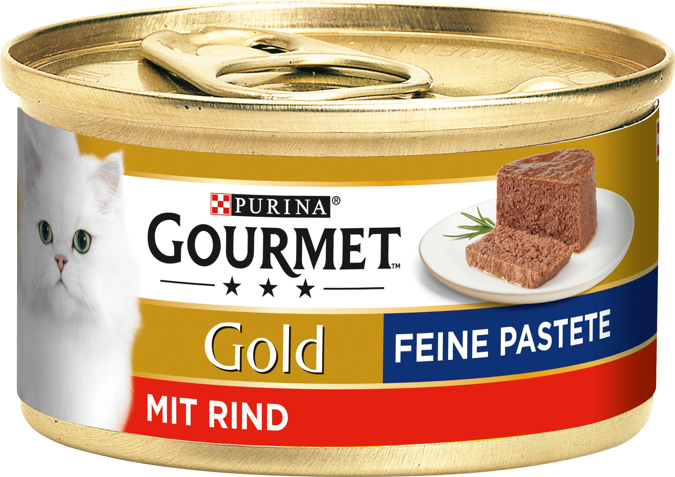 PURINA GOURMET Gold Feine Pastete mit Rind