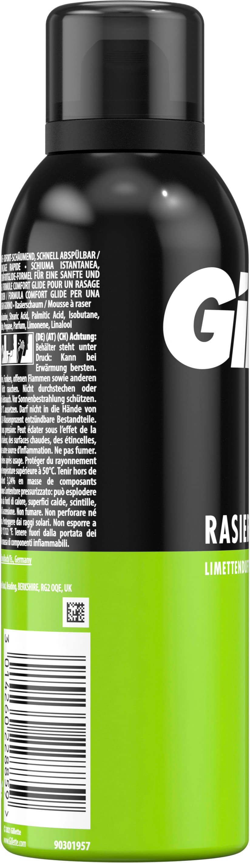Produktbild Gillette Rasierschaum Limettenduft 200ml 7 von 9