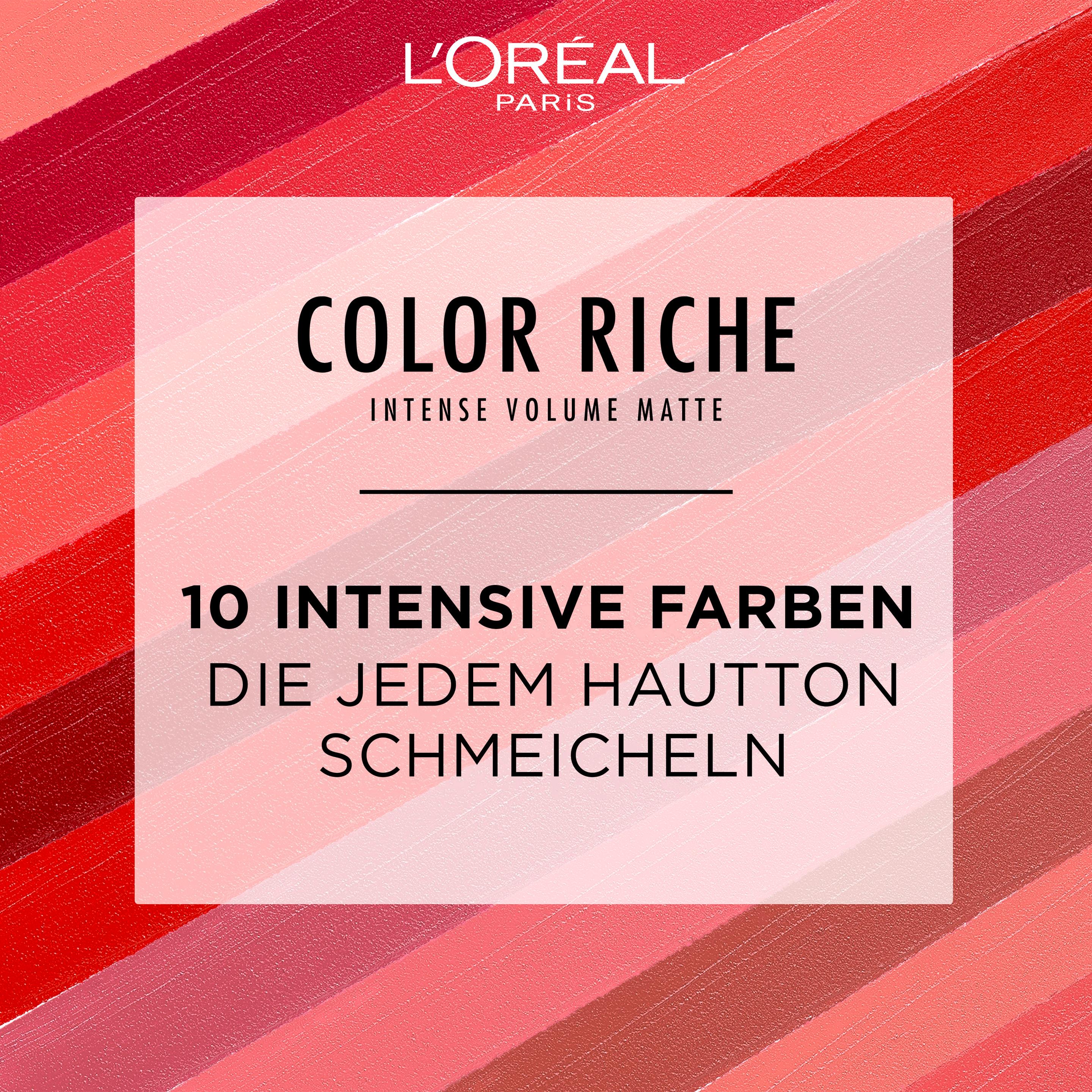 Produktbild L'ORÉAL PARIS Lippenstift Color Riche Vol Matte 6 von 10