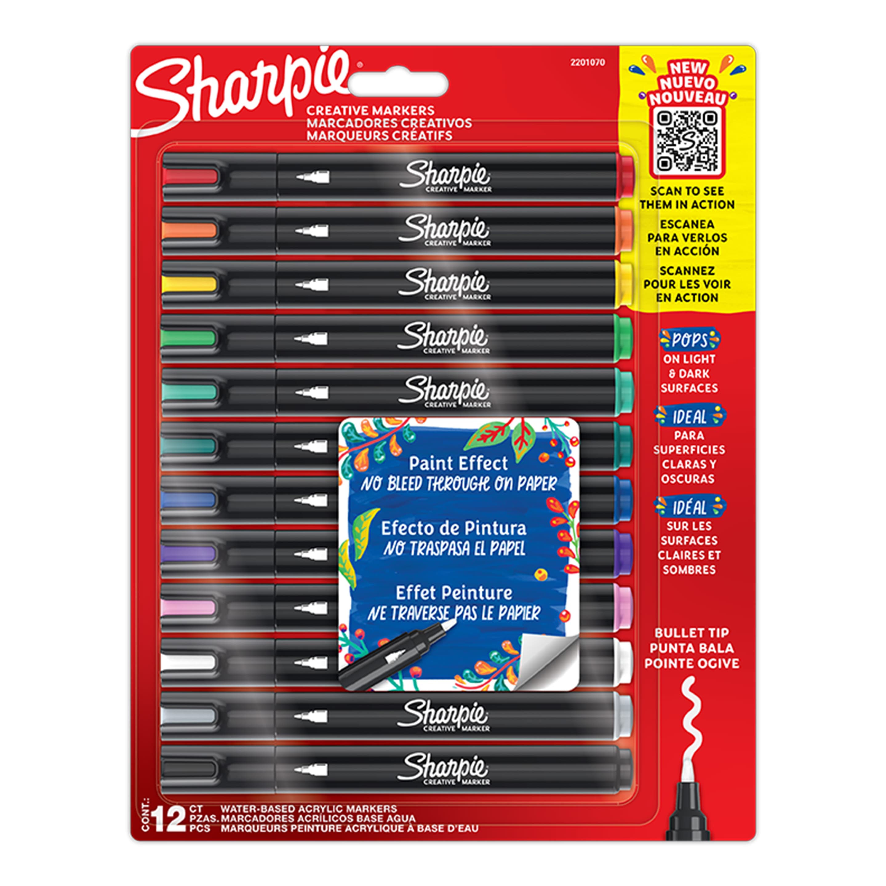 Sharpie Kreativmarker Acryl 12er Set