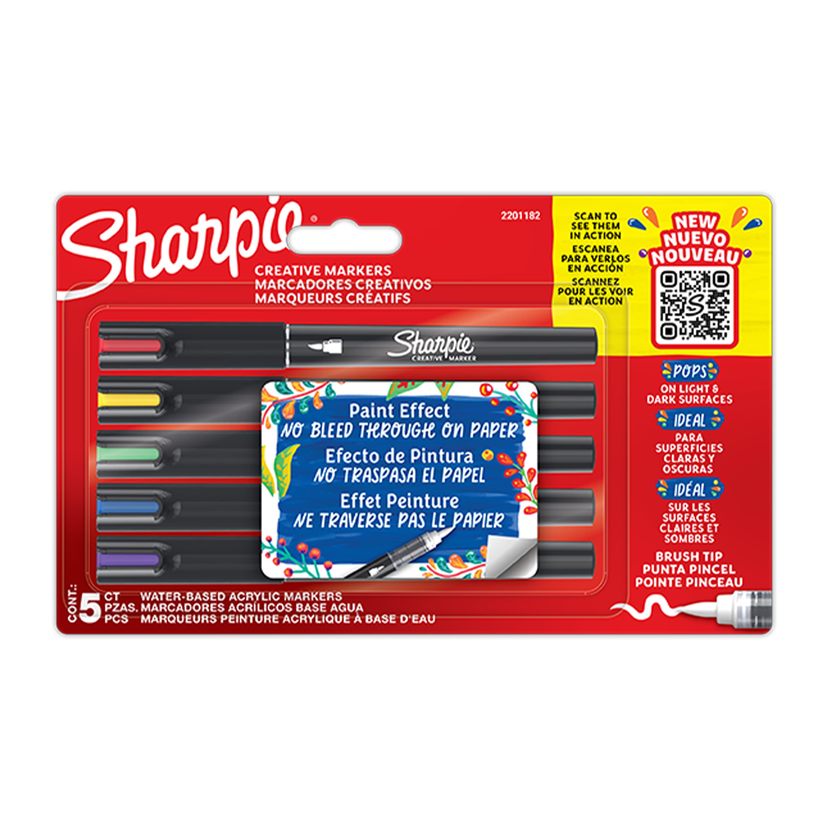 Sharpie Kreativmarker Acryl 5er Set