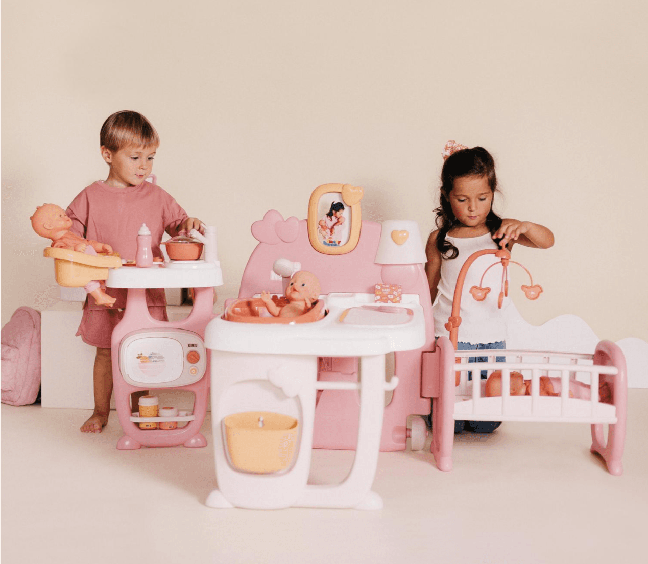 Produktbild Smoby - Baby Nurse Puppen-Spielcenter – Alles für die liebevolle Puppenpflege 7 von 7