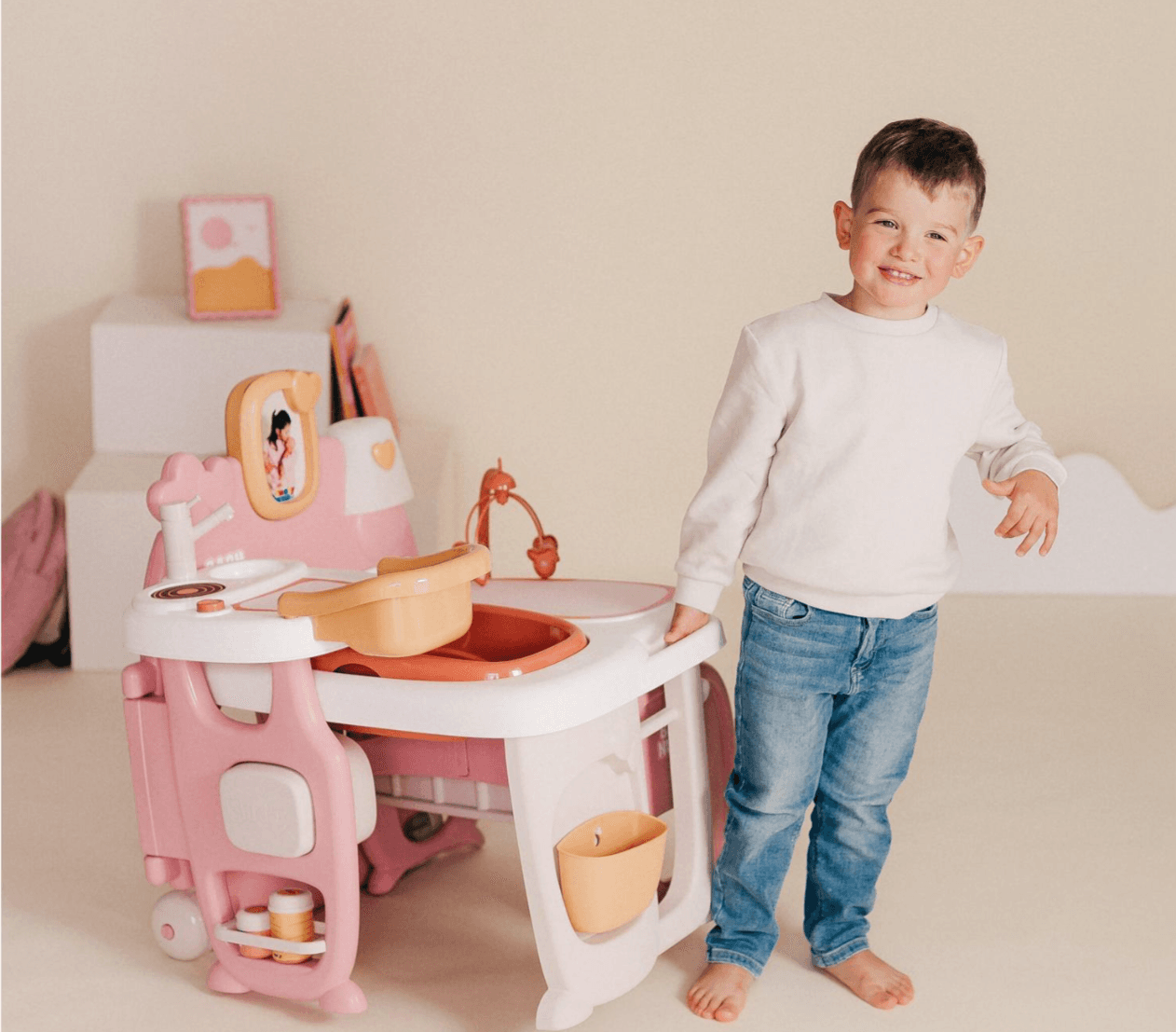 Produktbild Smoby - Baby Nurse Puppen-Spielcenter – Alles für die liebevolle Puppenpflege 5 von 7