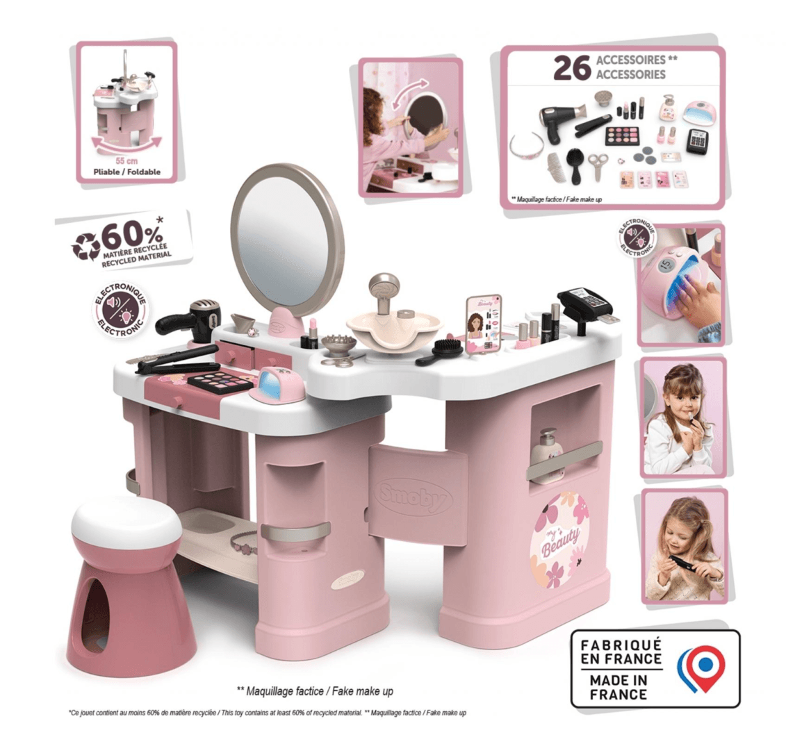 Produktbild Smoby - My Beauty Center Kosmetikstudio – Das kreative Wellness-Erlebnis für Kinder ab 3 Jahren 7 von 7