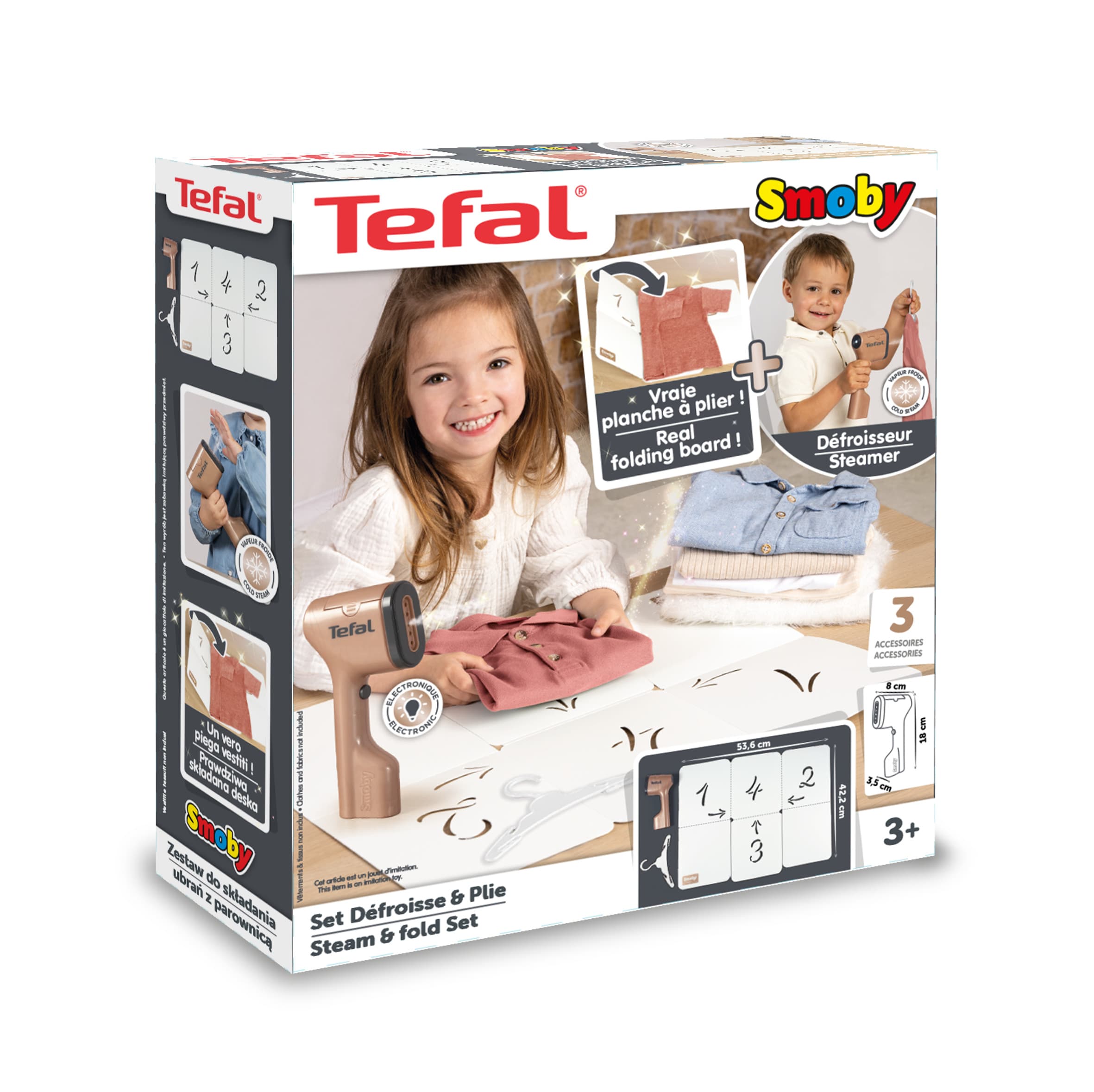 Smoby - Tefal „Steam & Fold"-Set
