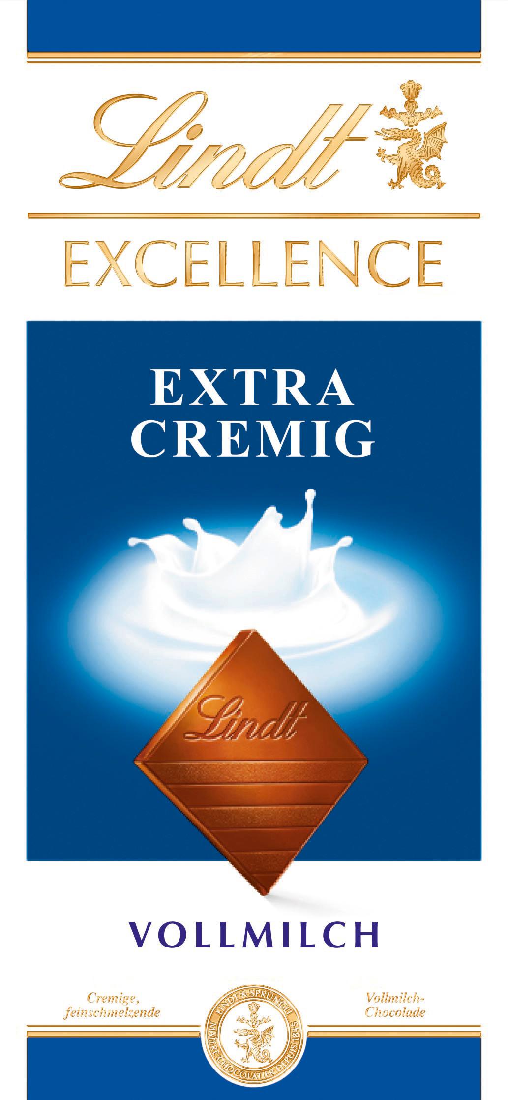 Lindt Excellence Vollmilch extra cremig
