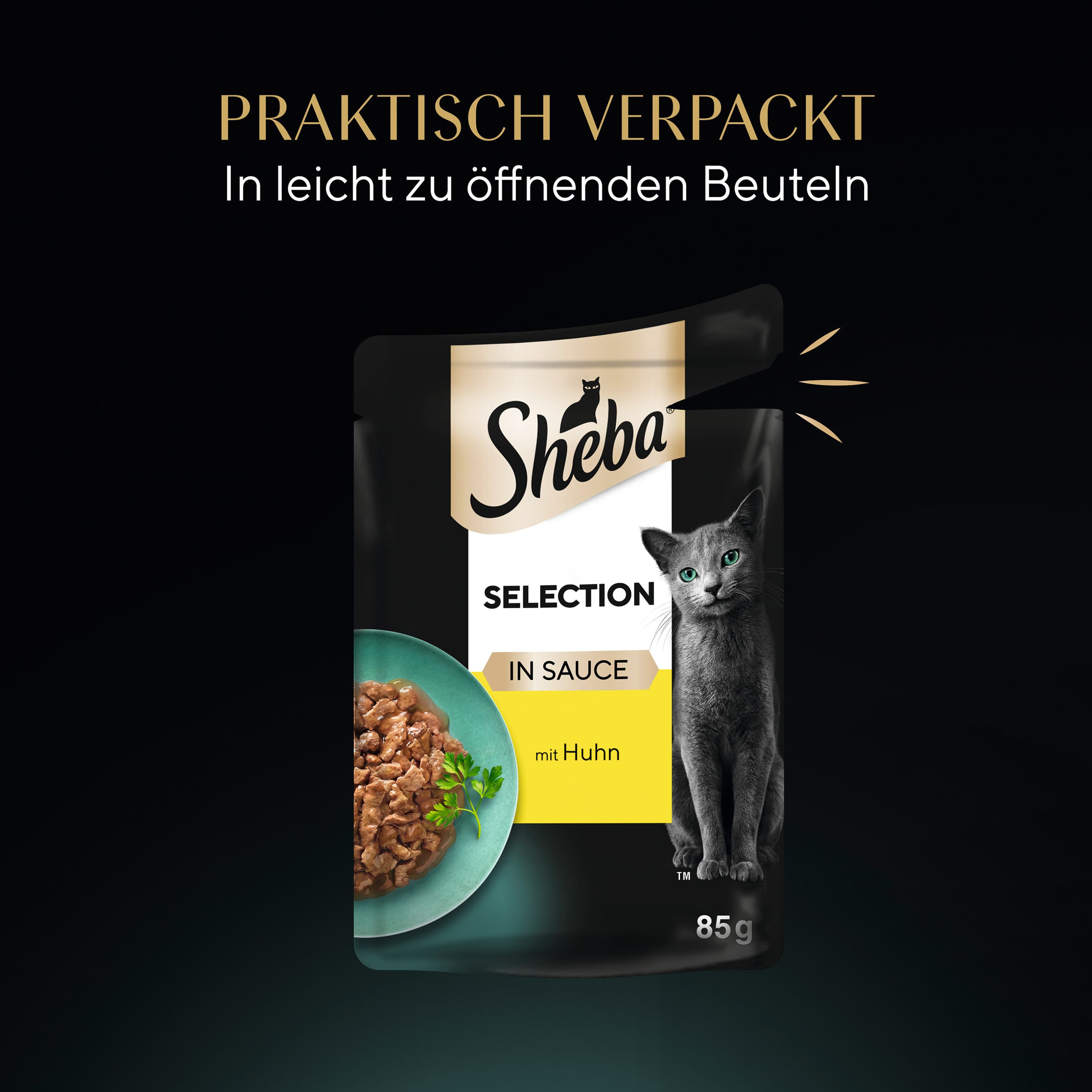 Produktbild Sheba Selection in Sauce mit Huhn 9 von 9