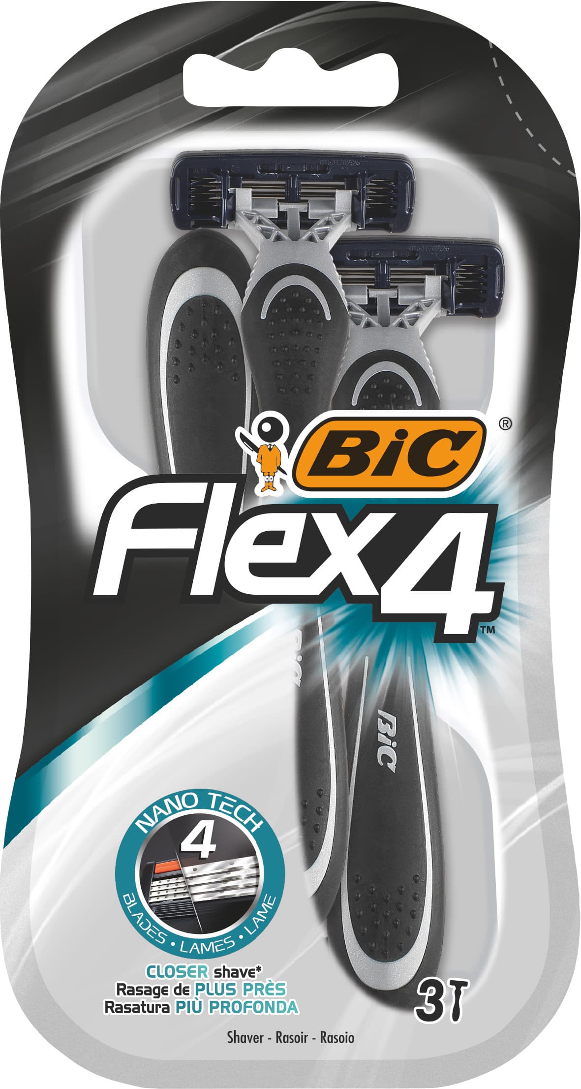 BIC Rasierer Flex 4 3 Stück