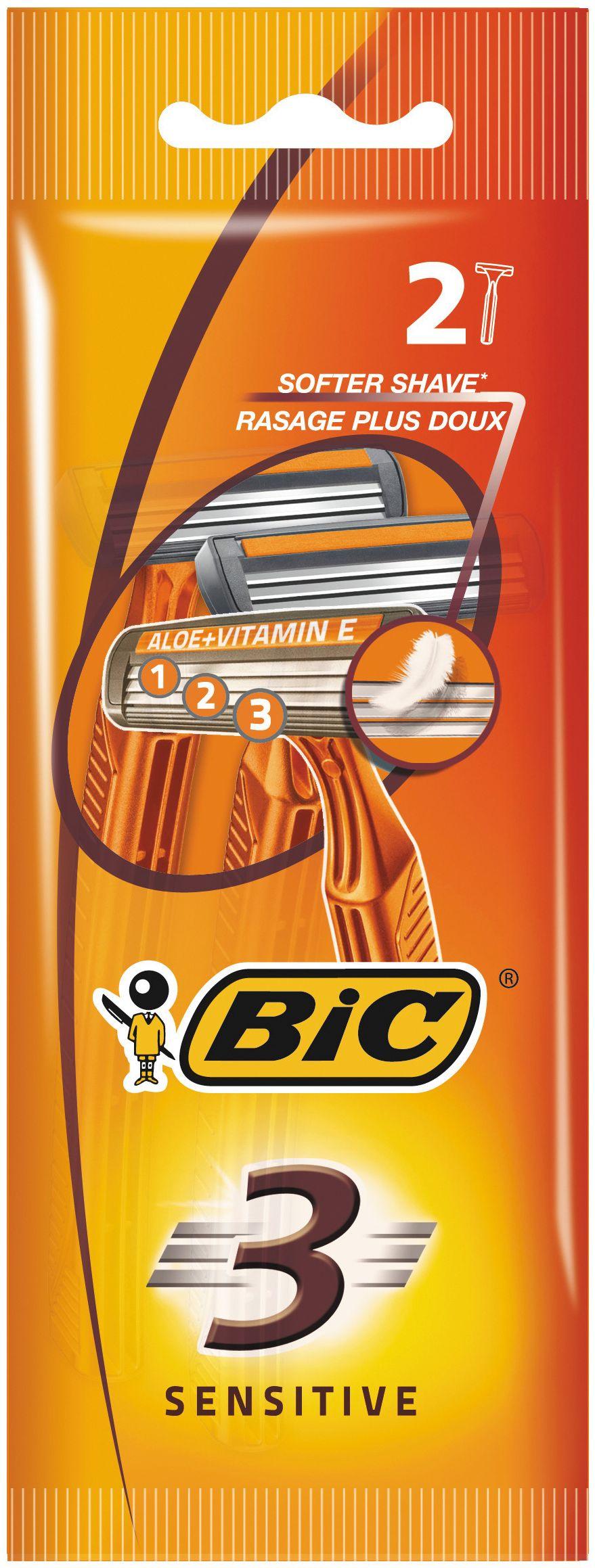 BIC 3 Sensitive Einwegrasierer Reisegröße
