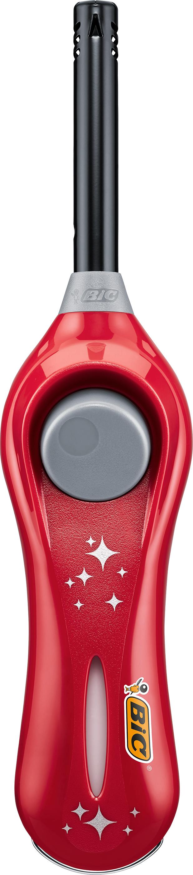 Produktbild BIC Megalighter Happy Multifunktionsfeuerzeuge - Rot 1er Pack 2 von 2