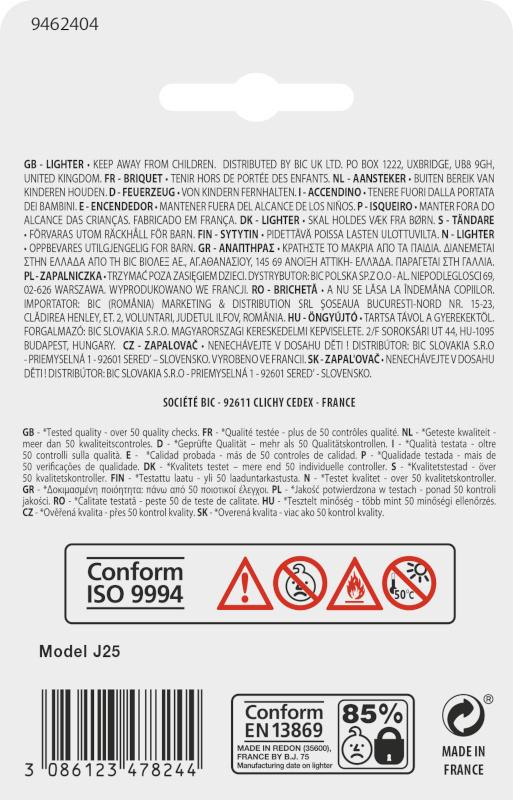 Produktbild BIC Mini Reibradfeuerzeuge - Verschiedene Pastellfarben 3er Pack 2 von 3