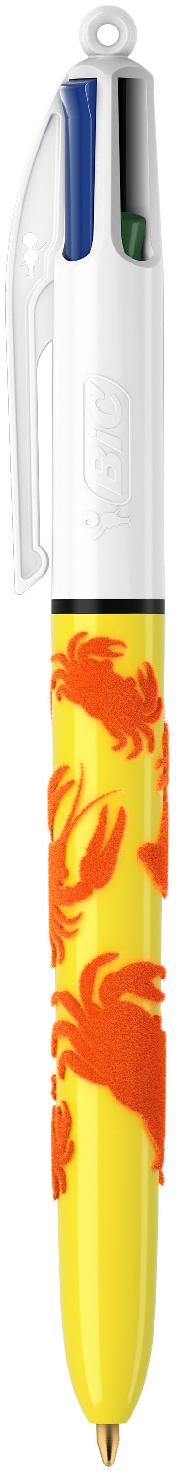Produktbild BIC 4-Farben-Kugelschreiber Velour sortiert 2 von 7