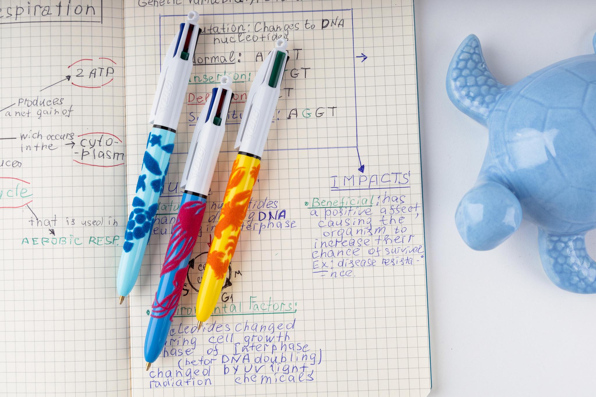Produktbild BIC 4-Farben-Kugelschreiber Velour sortiert 6 von 7