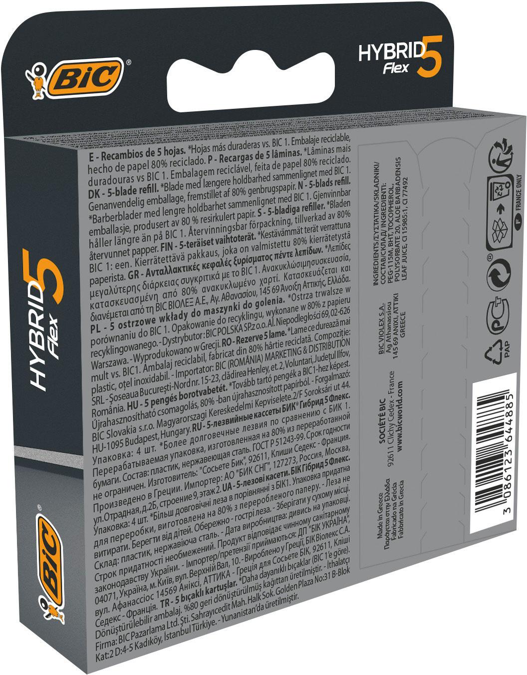 Produktbild BIC Hybrid 5 Flex Ersatzklingen 3 von 3