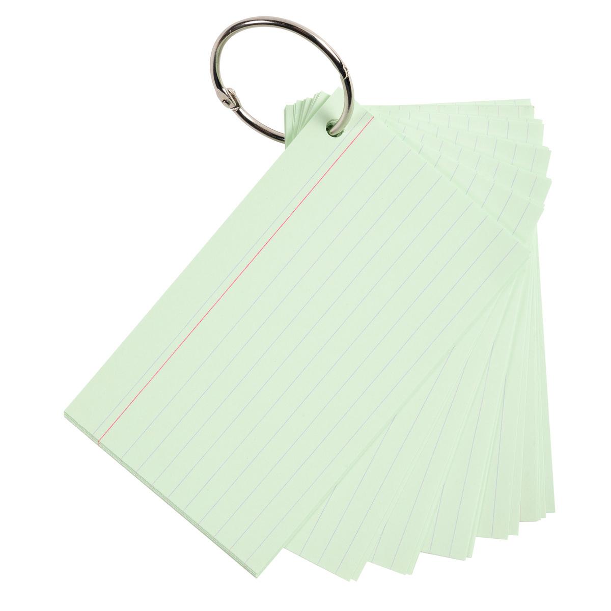 Produktbild EXACLAIR 50 Flashcards Lernkarten A7 sortiert 4 von 10