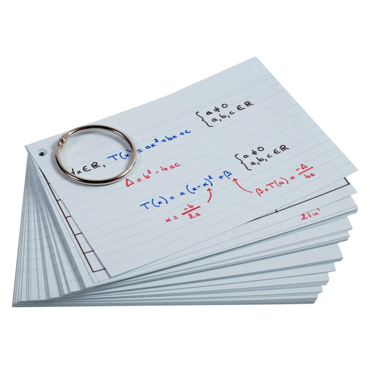 Produktbild EXACLAIR 50 Flashcards Lernkarten A6 sortiert 9 von 10
